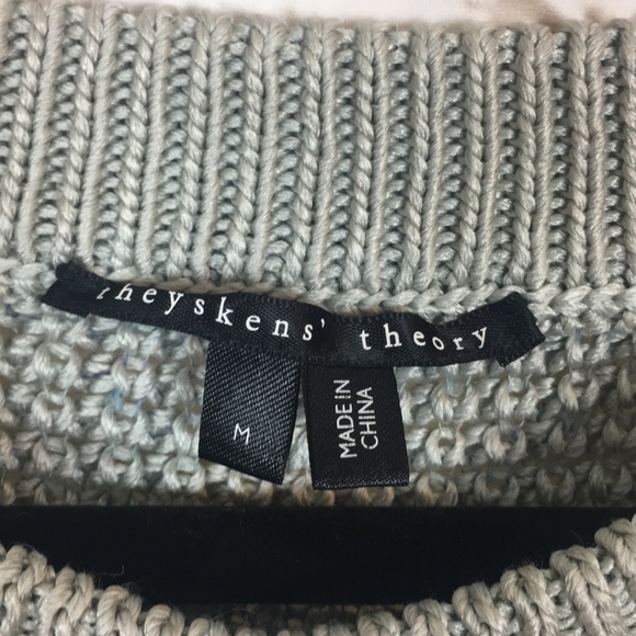 Theyskens’ Theory Silk Knit Sweater Size Medium - Picture 4 of 8